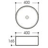 Раковина накладная Aquatek 40 AQ5118-00 белая
