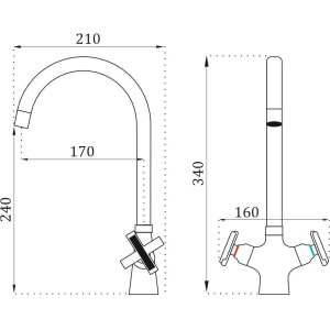 Смеситель для кухни BELZ B70832