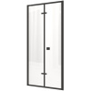 Душевая дверь в нишу Ceruttispa Bella D81B 80 см, профиль черный