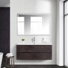 Тумба с раковиной BelBagno Albano 120 подвесная, rovere nature grigio, белая глянцевая раковина