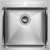 Комплект Мойка кухонная Paulmark Kroner PM215151-BS брашированная нержавеющая сталь + Смеситель Dosse Do214418-SS