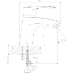Смеситель для раковины Rossinka T T40-11