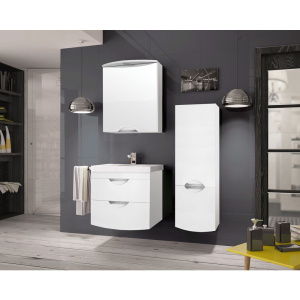 Тумба с раковиной Style Line Жасмин-2 60 Люкс Plus, белая