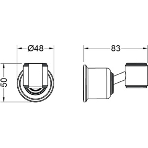 Купить Держатель ручного душа Aquatek Классик AQ2407CR хром в Москве с доставкой Держатель ручного душа Aquatek Классик AQ2407CR хром