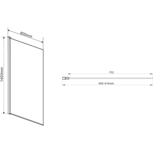 Купить Шторка на ванну Vincea VSB-11800CLGM 80 см, профиль вороненая сталь, стекло прозрачное в Москве с доставкой Шторка на ванну Vincea VSB-11800CLGM 80 см, профиль вороненая сталь, стекло прозрачное