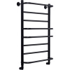 Полотенцесушитель водяной Comfysan Puro W-8 80х50 черный матовый