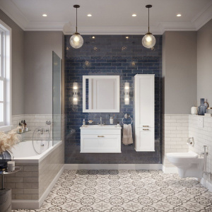 Тумба с раковиной Sanflor Ванесса 75, подвесная, белая