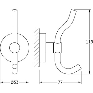 Крючок Artwelle Harmonie HAR 004