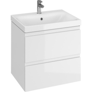 Тумба с раковиной Cersanit Moduo 60, раковина Como 60