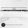Комплект AM.PM Sense IS70138.741701 FlashClean с сиденьем микролифт, кнопка смыва черная матовая