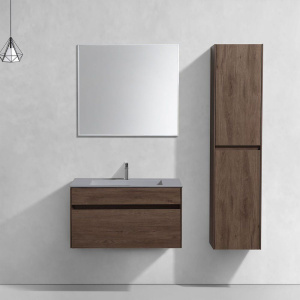 Купить Мебель для ванной Vincea Chiara 80 темный дуб в Москве с доставкой Мебель для ванной Vincea Chiara 80 темный дуб