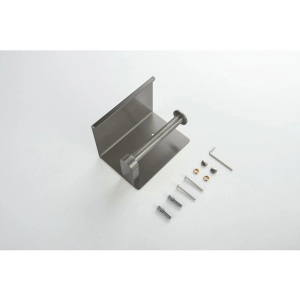 Купить Держатель для туалетной бумаги Aquatek Европа AQ4939BGM оружейная сталь в Москве с доставкой Держатель для туалетной бумаги Aquatek Европа AQ4939BGM оружейная сталь