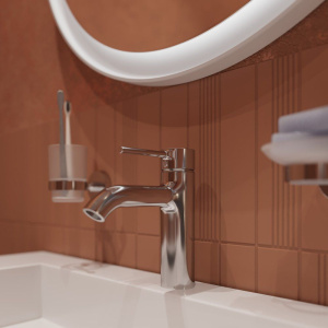 Смеситель для раковины Kludi Bozz 382880576 хром