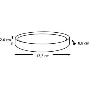 Мыльница Ridder Kira белая