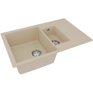 Мойка кухонная Lemark Ramza 760 9910038 бежевая