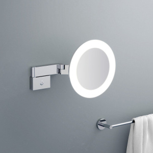 Купить Косметическое зеркало Timo Selene 15276/00 с подсветкой, телескопическое, поворотное, хром в Москве с доставкой Косметическое зеркало Timo Selene 15276/00 с подсветкой, телескопическое, поворотное, хром