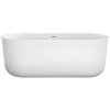 Акриловая ванна BelBagno BB709-1700-780 170x80 см, отдельностоящая, овальная, со сливом-переливом, с донным клапаном