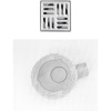 Душевой трап CK DRAIN 4001-0150-10, 10x10, из нержавеющей стали, горизонтальный, квадратный
