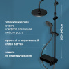 Душевая стойка AM.PM X-Joy F0785A622 черный матовый