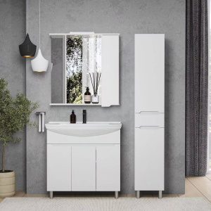 Шкаф-пенал SanStar Bianca напольный, белый