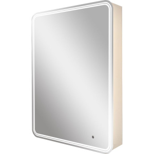 Зеркало-шкаф Art&Max Verona R 60х80 белое, с LED-подсветкой, 6000К