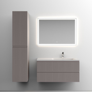 Купить Тумба с раковиной Sancos Snob T 100 см, R, doha soft в Москве с доставкой Тумба с раковиной Sancos Snob T 100 см, R, doha soft