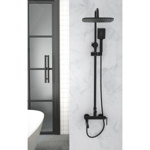Душевая стойка BelBagno Acqua ACQUA-VSCM-NERO черный матовый