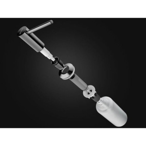 Купить Дозатор для кухонной мойки Omoikiri OM-02-PVD-GM вороненая сталь в Москве с доставкой Дозатор для кухонной мойки Omoikiri OM-02-PVD-GM вороненая сталь