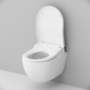 Купить Унитаз подвесной AM.PM Awe C111700WH с биде и микролифтом в Москве с доставкой Унитаз подвесной AM.PM Awe C111700WH с биде и микролифтом