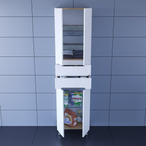 Шкаф-пенал СаНта Лондон 50 напольный