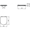 Крышка-сиденье Ideal Standard Tesi с микролифтом T352701