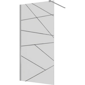 Душевая перегородка Ceruttispa Pick T90 90 см, профиль хром