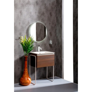 Мебель для ванной Armadi Art Vallessi 60, дуб темный матовый фактурный