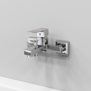 Купить Смеситель для ванны с душем Laparet Geo N2037902LPT хром в Москве с доставкой Смеситель для ванны с душем Laparet Geo N2037902LPT хром