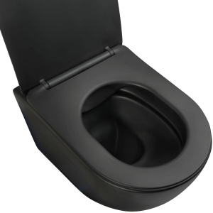 Унитаз подвесной с сиденьем микролифт Aquatek Вега AQ1905-MB безободковый