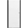 Душевая дверь в нишу Parly DE80B 80x185, профиль черный, стекло прозрачное