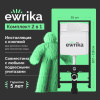 Система инсталляции для унитазов EWRIKA ProLT 0026-2020 с кнопкой смыва 0042 белой