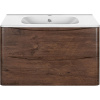 Тумба с раковиной Vincea Paola 80 темный дуб