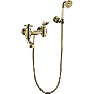 Купить Смеситель для ванны с душем Timo Lina 7034/02Y antique в Москве с доставкой Смеситель для ванны с душем Timo Lina 7034/02Y antique
