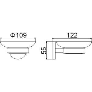 Мыльница Timo Saona 13021/17 золото