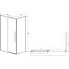 Душевой уголок Vincea Slim-N VSR-4SN8013CL 130х80 см, профиль хром