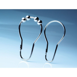 Крючки для шторы Ridder 49550 хром с шариками