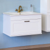 Мебель для ванной Sanflor Ванесса 75, подвесная, белая
