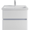 Тумба с раковиной SanStar Велья 50 подвесная, белая, раковина Sanita luxe Fest 50