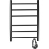 Полотенцесушитель электрический Domoterm Аврора DMT 109-6 60х40, R, черный матовый