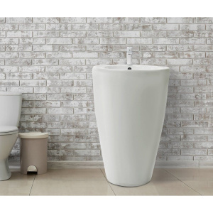 Раковина Weltwasser WW Leerbach 3838 GL-WT белая глянцевая