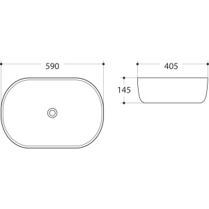 Раковина Art&Max AM-5006 белая