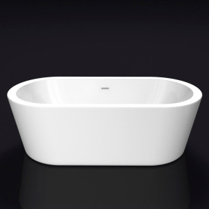Акриловая ванна BelBagno BB12-1775 180x80 см, отдельностоящая, овальная