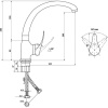 Смеситель для кухни Славен Дача В СЛ-ОД-В22