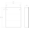 Зеркало-шкаф Vigo Geometry, 60